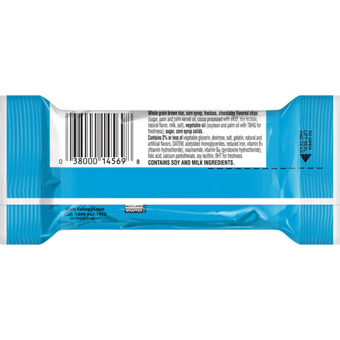 Snack Bar Rice Krispies Treats® Chocolatey Chip Made W/ Whole Grain