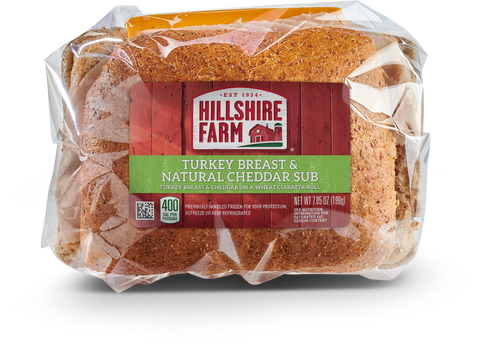 Hillshire Farm® SANDWICH SUB TURKEY BREAST AND NATURAL CHEDDAR