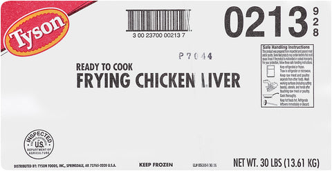 Tyson Chicken Liver, 5 Pound -- 6 per case.
