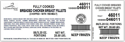 Classics CHICKEN BREAST FILLET BREADED FC 5.2 OZ