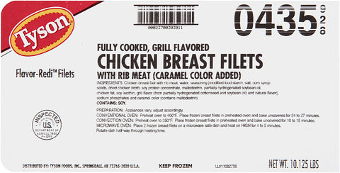 Chicken Breast Filet Fc W/ Grill Marks 435-0928