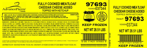 Advancepierre™ CHEESEBURGER MINI PATTY LOADED CN FC