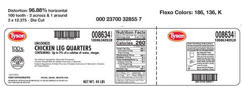 Chicken Leg Quarter Small Random Esl 8634-0928