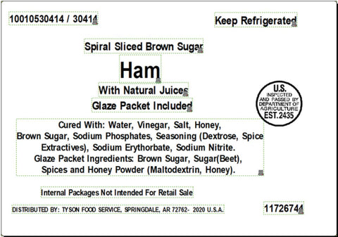 Ham Spiral Half Gift Box 001053-0414
