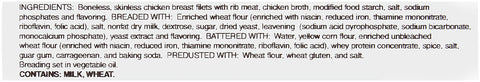 Tyson® CHICKEN BREAST BREADED COOKED FROZEN