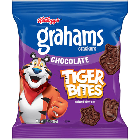 Kellogg's Tiger Bites Chocolate Graham Cracker, 1 Ounce -- 150 per case