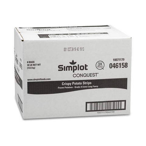 Simplot Conquest 1 Inch Crispy Potato Strips, 5 Pound -- 6 per case