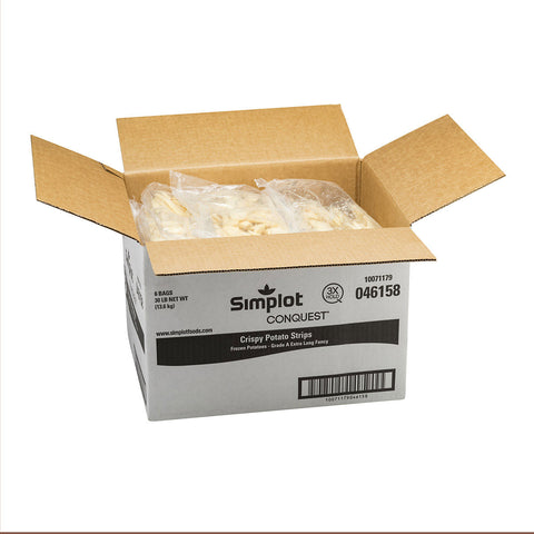 Simplot Conquest 1 Inch Crispy Potato Strips, 5 Pound -- 6 per case
