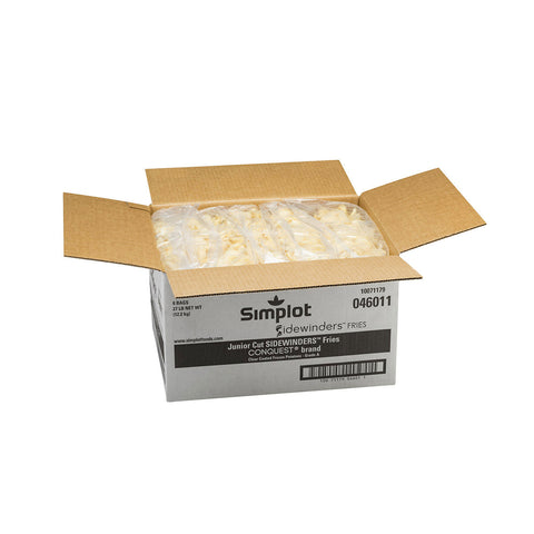 Simplot Sidewinders Junior Cut Sample Fries, 4.5 Pound -- 6 per case