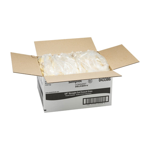 Conquest Delivery Plus Clear Coated Straight Cut Fries, 5 Pound -- 6 per case