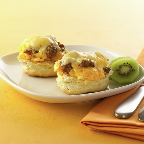 General Mills Easy Split Golden Buttermilk Biscuit, 2.25 Ounce -- 120 per case.