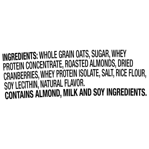 Quaker® OATMEAL CRANBERRY ALMOND PROTEIN