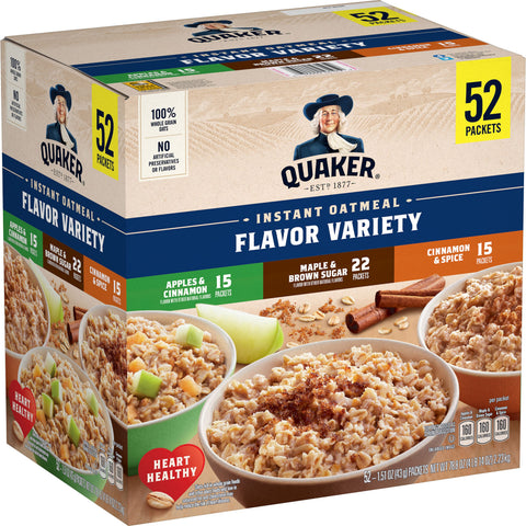 Quaker® OATMEAL INSTANT VARIETY PACK