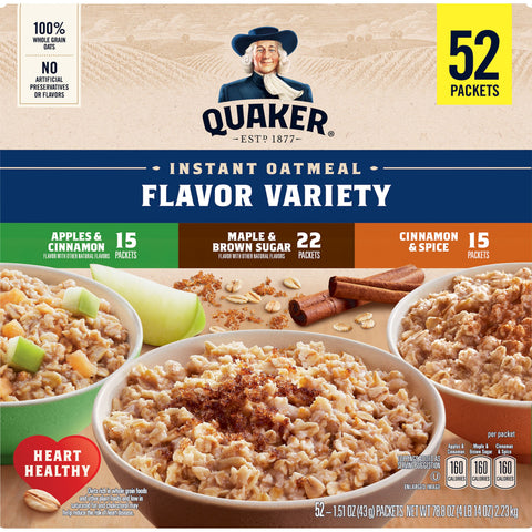 Quaker® OATMEAL INSTANT VARIETY PACK