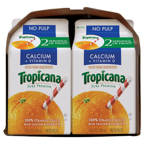 Tropicana Pure Premium JUICE ORANGE PURE PREMIUM PLUS CALCIUM CARTON