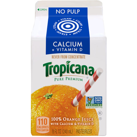 Tropicana Pure Premium JUICE ORANGE PURE PREMIUM PLUS CALCIUM CARTON
