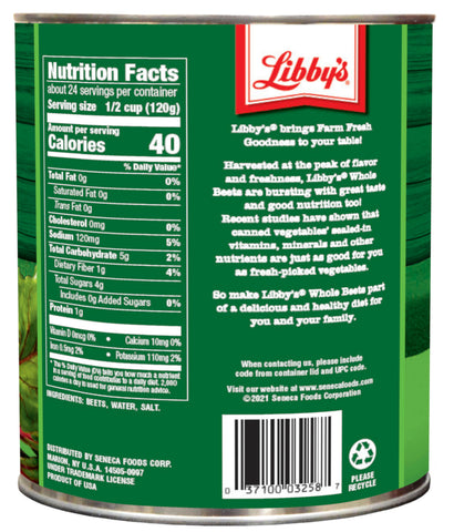 Libby's® BEET WHOLE 100 CT