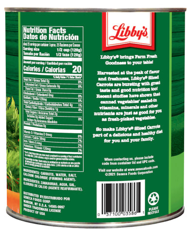 Carrot Sliced Medium Low Sodium