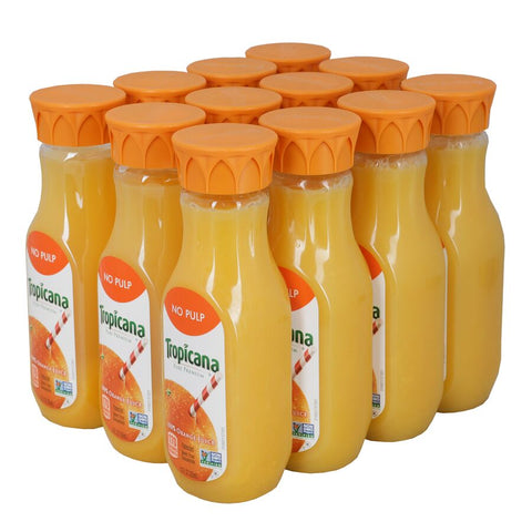 Pepsico Tropicana Pure Premium Original Orange Juice, 12 Ounce -- 12 per case.