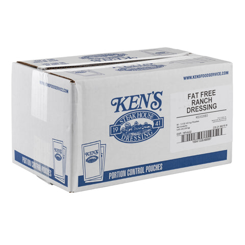 Ken's Foods DRESSING RANCH FAT FREE SINGLE SERVE POUCH