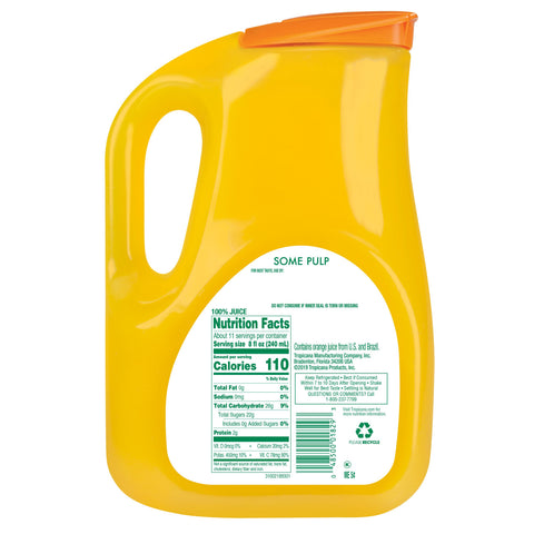 Tropicana JUICE ORANGE 100% PREMIUM HOMESTYLE REFRIGERATED