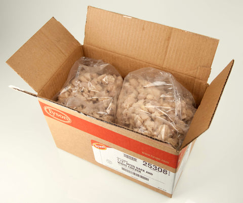 Chicken Meat Diced Reverse Blend 65/35 Dark/white 100% All Natural Low Sodium Fc 1/2