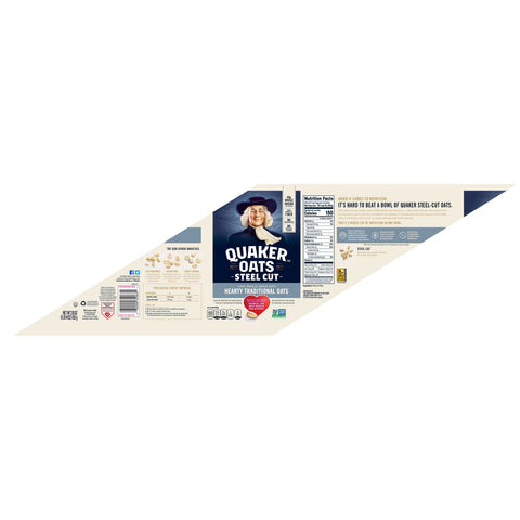 Quaker® OATMEAL STEEL CUT CANISTER