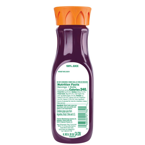 Tropicana Pure Premium JUICE GRAPE 100% PLASTIC BOTTLE