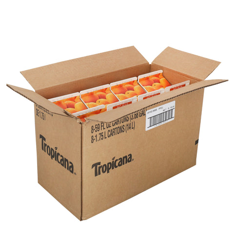 Tropicana Pure Premium Juicy Rewards No Pulp Original Orange Juice, 59 Fluid Ounce -- 8 per case.