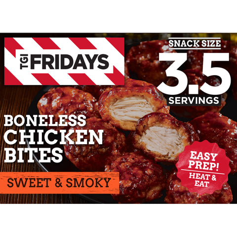 TGI Friday's APPETIZER FROZEN PIZZA & SWEET & SMOKEY CHICKEN WINGS BONELESS