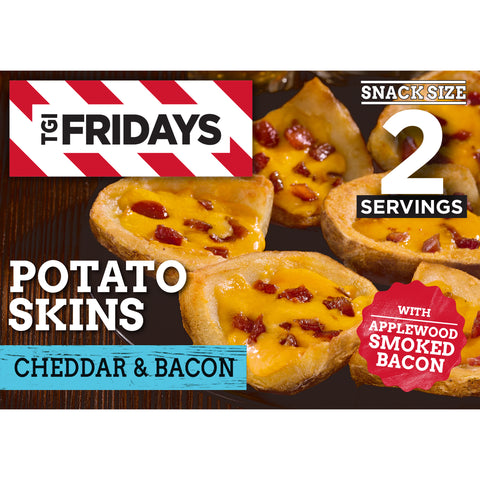 TGI Friday's APPETIZER POTATO SKINS CHEDDAR & BACON
