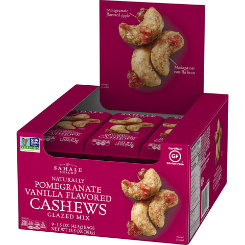 Snack Mix Nut Cashew W/ Pomegranate Vanilla