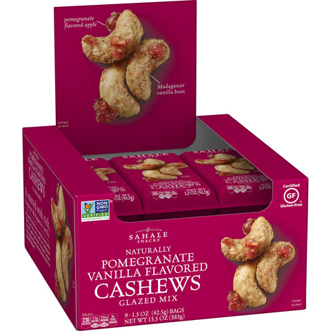 Snack Mix Nut Cashew W/ Pomegranate Vanilla