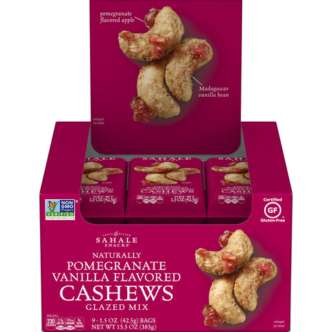 Snack Mix Nut Cashew W/ Pomegranate Vanilla