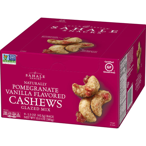 Snack Mix Nut Cashew W/ Pomegranate Vanilla
