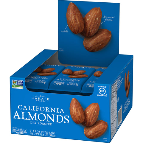 Sahale Snacks ALMOND CALIFORNIA CADDY 9-PACK