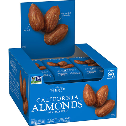 Sahale Snacks ALMOND CALIFORNIA CADDY 9-PACK