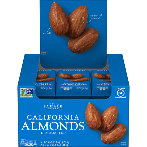 Sahale Snacks ALMOND CALIFORNIA CADDY 9-PACK