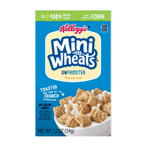 Kellogg's® CEREAL MINI-WHEATS® UNFROSTED BITE SIZE INDIVIDUAL BOX