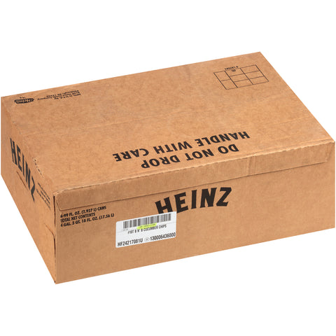 Heinz Bread and Butter Cucumber Chips Number 10 Can, 99 fluid ounce -- 6 per case
