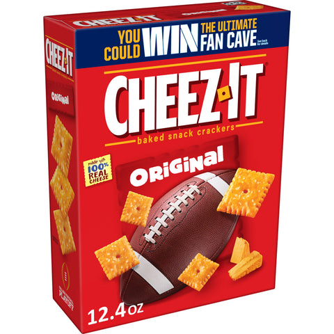 Sunshine Cheez It Grooves Original Crackers, 3.25 Ounce -- 12 per case.
