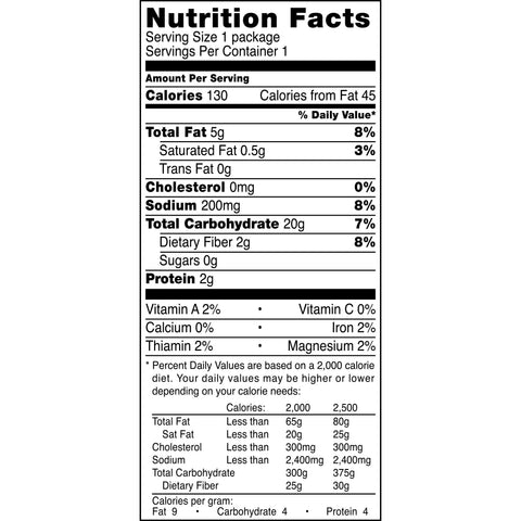Chip Nacho Cheese Reduced Fat Whole Grain