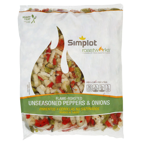 Simplot Roastworks® VEGETABLE BLEND PEPPERS & ONIONS UNSEASONED 3/8