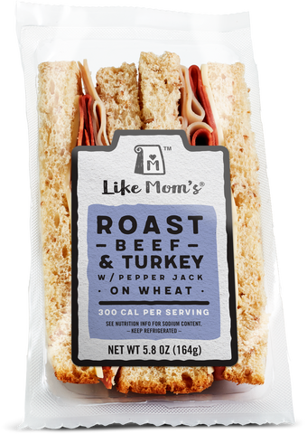 Mom's SANDWICH ROAST BEEF TURKEY W/ PEPPER JACK 5.8 OZ 10000010100