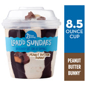 Blue Bunny ICE CREAM SUNDAE PEANUT BUTTER BUNNY CUP