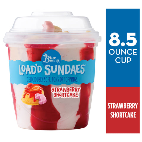 Blue Bunny B B I/C LOAD SUNDAE STRW SHRTCKE