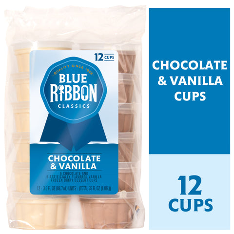 Blue Ribbon Classics® ICE CREAM CUP VANILLA & CHOCOLATE
