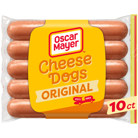 Kraft Oscar Mayer Hot Dog - Cheese, 16 Ounce -- 12 per case.