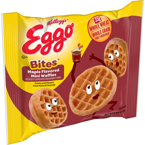 Eggo Bites Maple Mini Waffles, 2.64 Ounce -- 72 per case
