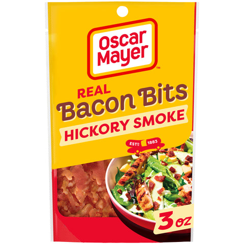 Oscar Meyar Bacon Bits, 3 Ounce Pouch -- 6 per case.
